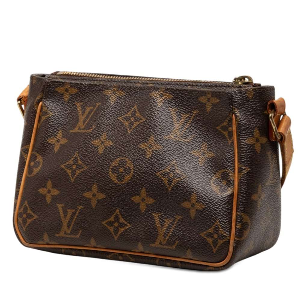 Louis Vuitton Monogram Viva Cite PM Brown Good condition - Back View