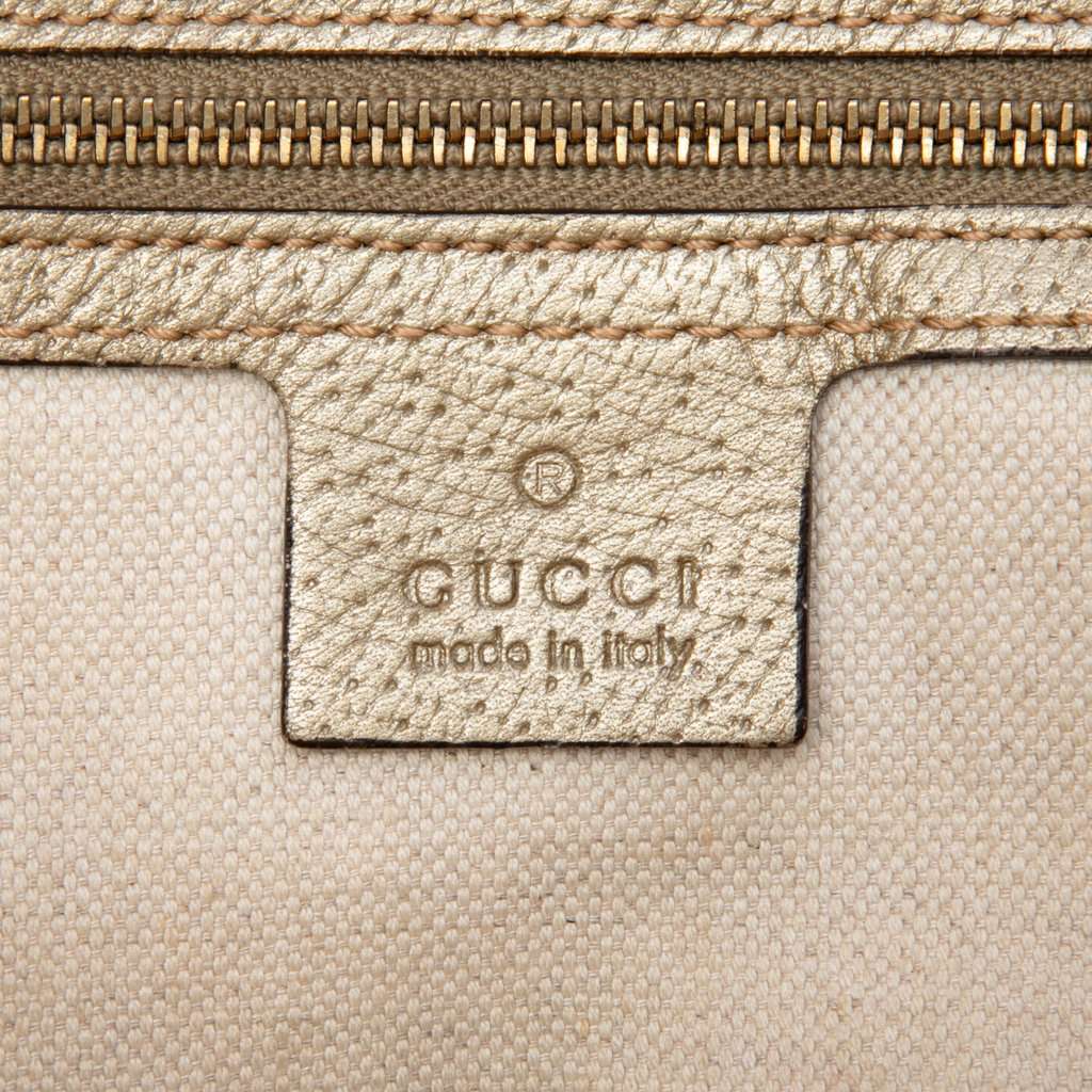 Gucci Medium GG Canvas Bree Fold Over Tote Beige Very good - Box View