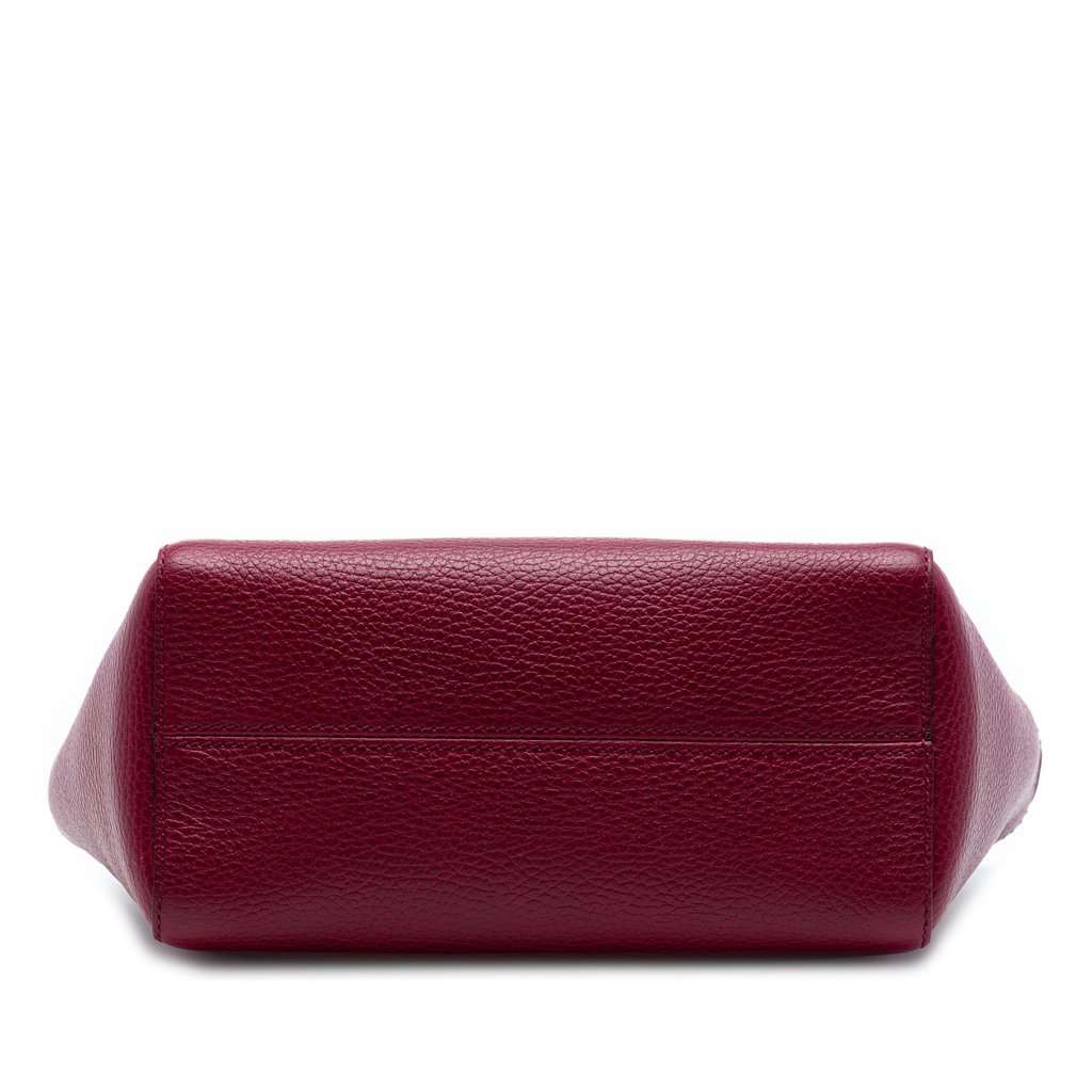 Gucci Mini Leather Swing Satchel Red Leather Very good condition - Inside View