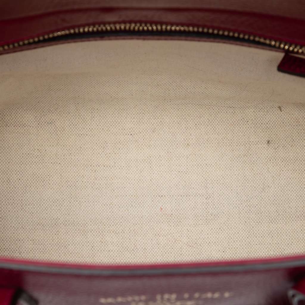 Gucci Mini Leather Swing Satchel Red Leather Very good condition - Model View