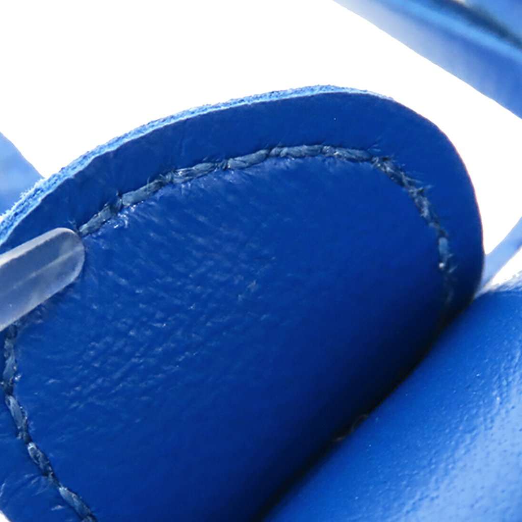 Hermès Milo Lambskin Grigri Rodeo Bag Charm PM Blue Leather Very good condition - Inside View