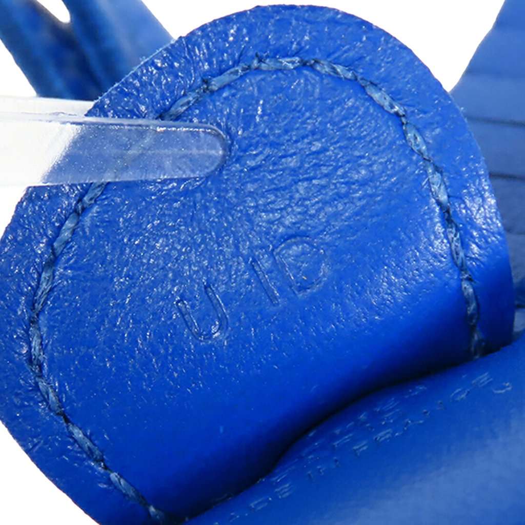 Hermès Milo Lambskin Grigri Rodeo Bag Charm PM Blue Leather Very good condition - Box View