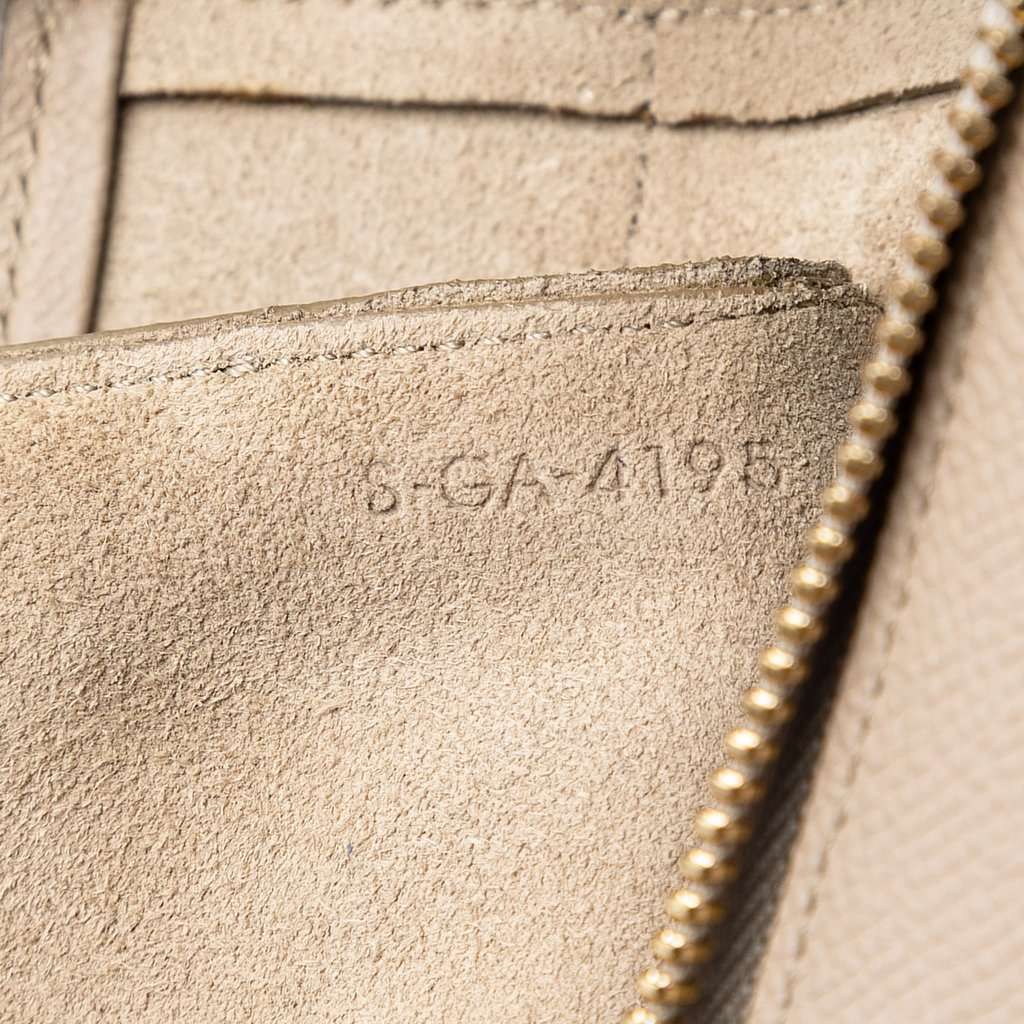 Celine Mini Grained Calfskin Belt Bag Beige Leather Very good condition - Box View