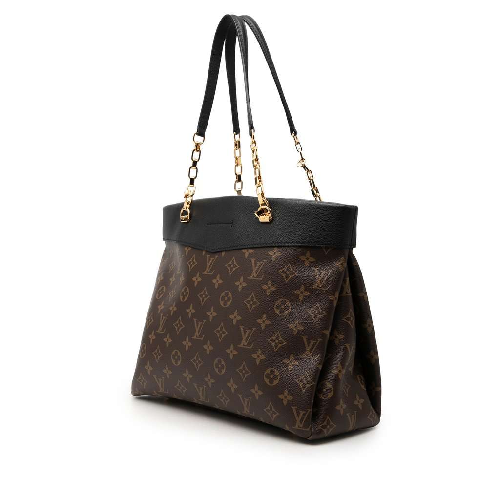 Louis Vuitton Monogram Pallas Shopper Brown Very good - Back View