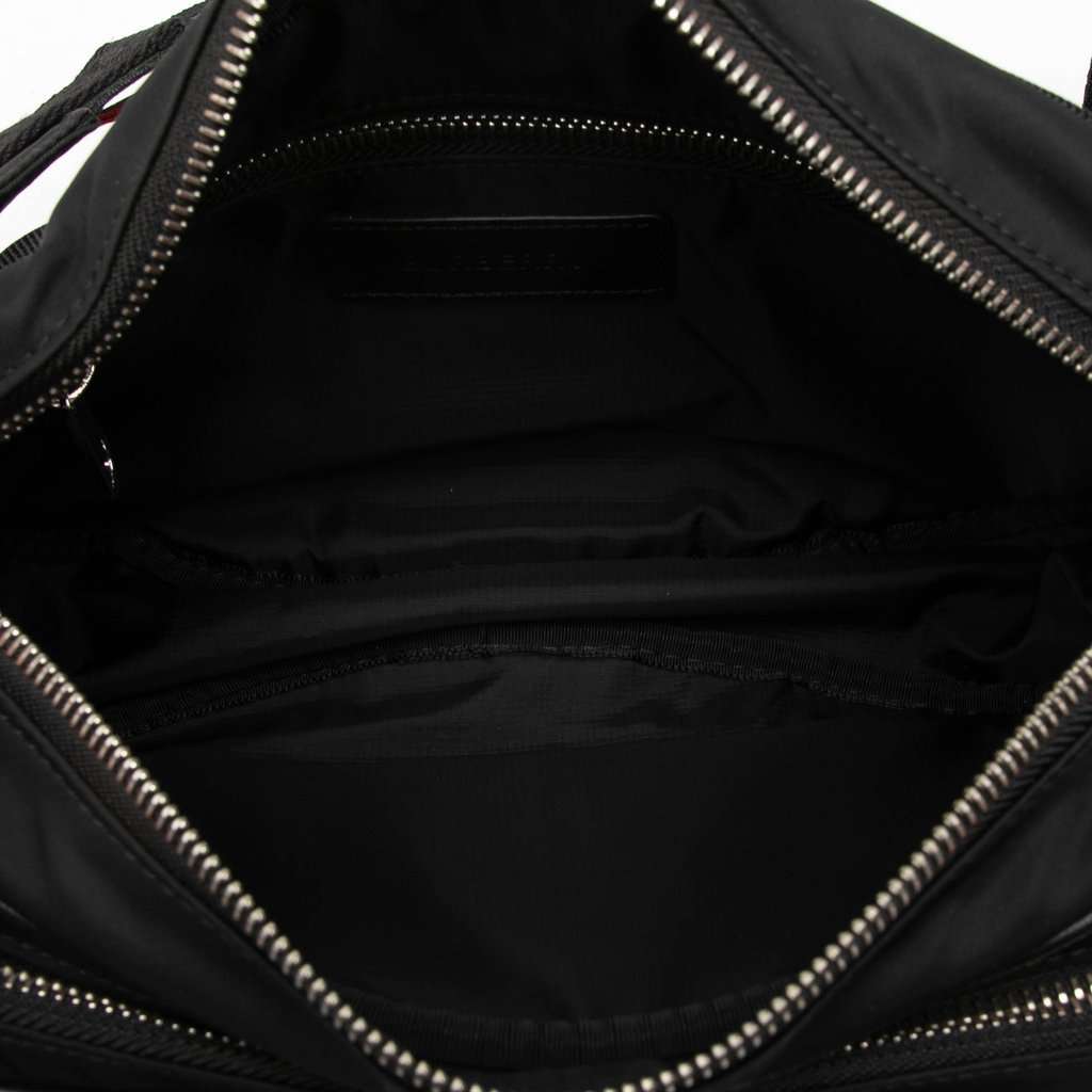 Burberry Nylon Logo Cannon Belt Bag Black Very good condition - Model View