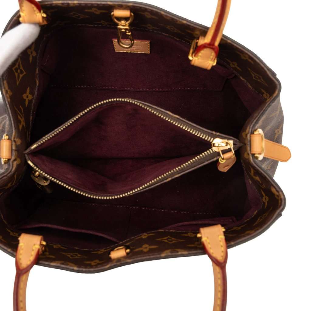 Louis Vuitton Monogram Montaigne MM Brown Very good - Model View
