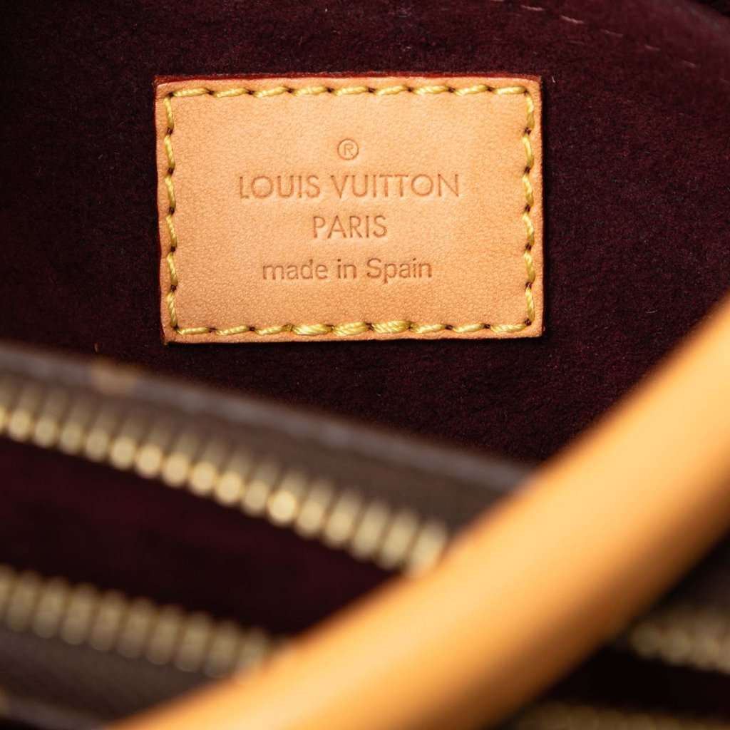 Louis Vuitton Monogram Montaigne MM Brown Very good - Box View