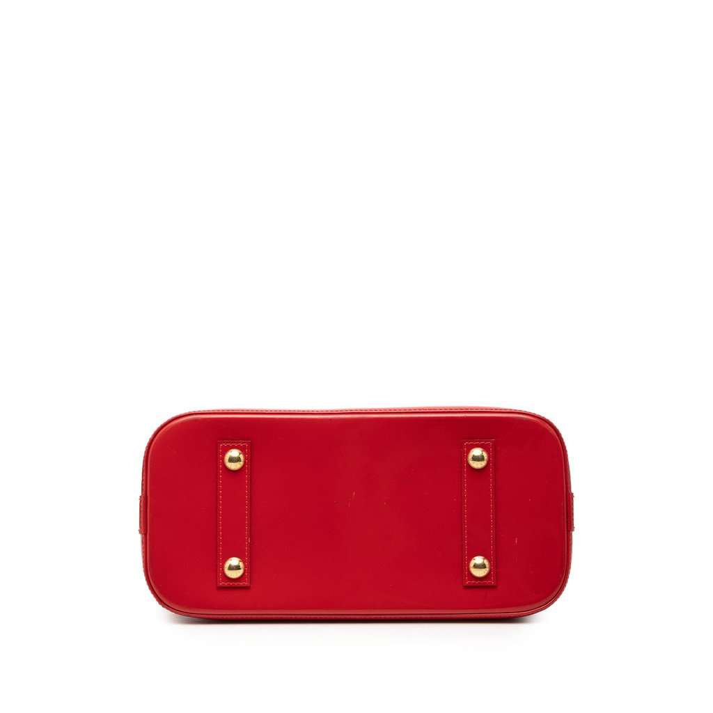 Louis Vuitton Monogram Vernis Alma PM Red Leather Very good condition - Inside View