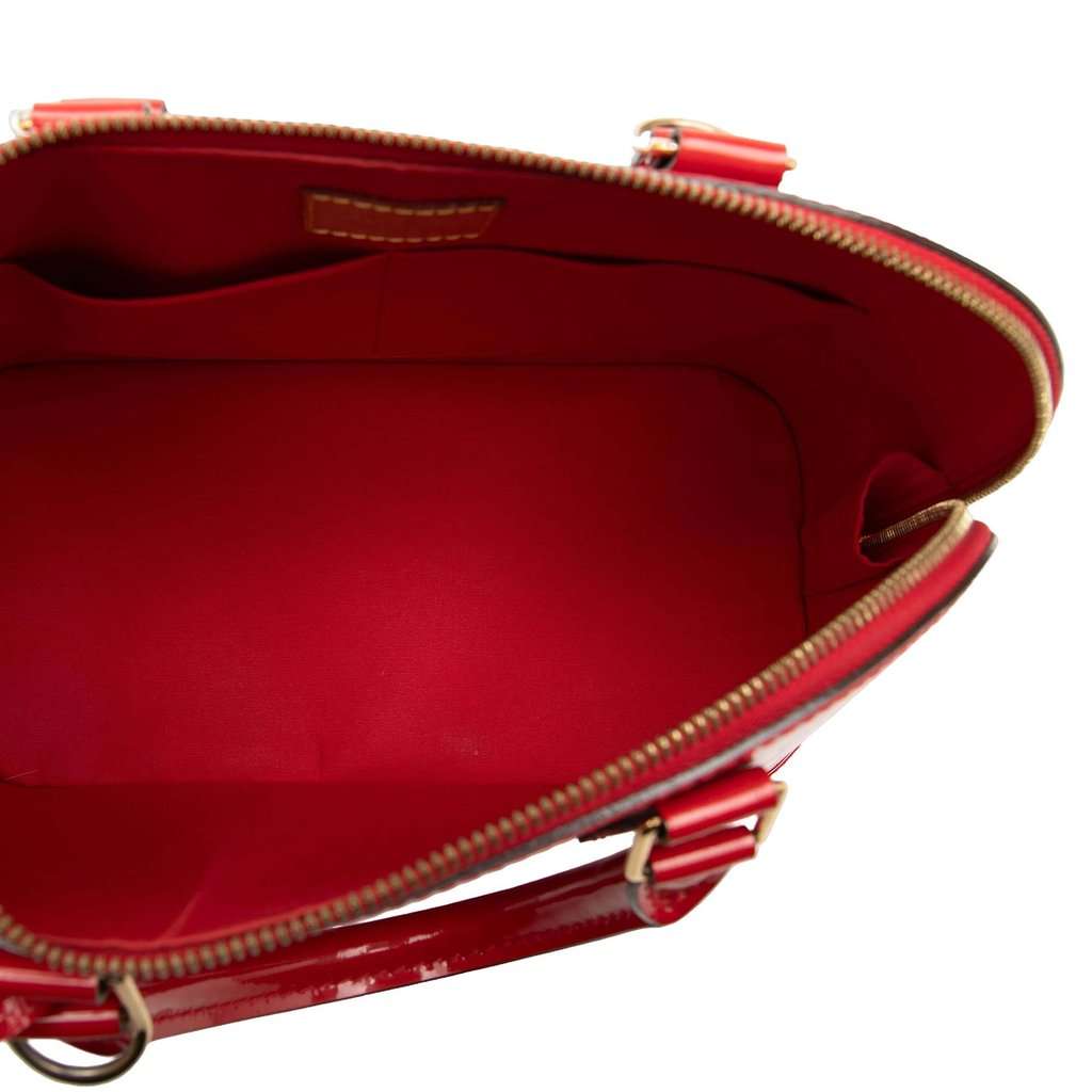 Louis Vuitton Monogram Vernis Alma PM Red Leather Very good condition - Model View