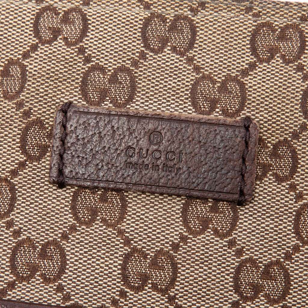 Gucci GG Canvas Web Crossbody Beige Very good condition - Box View