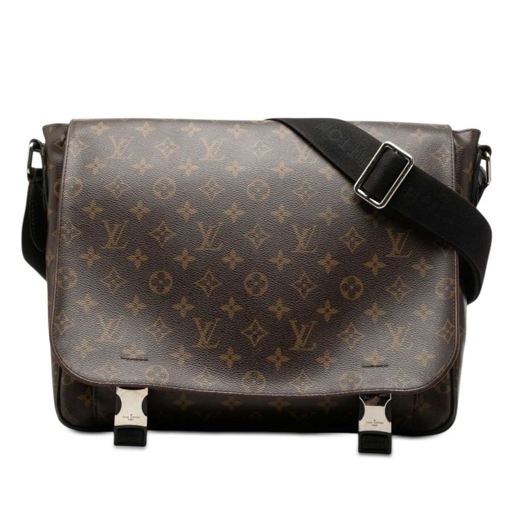Louis Vuitton Monogram Macassar Clarence Brown Good - Front View