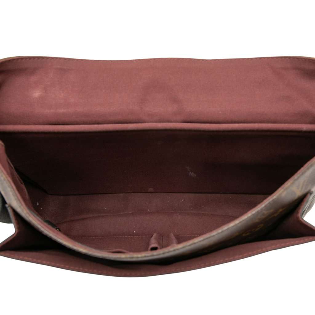 Louis Vuitton Monogram Macassar Clarence Brown Good - Model View