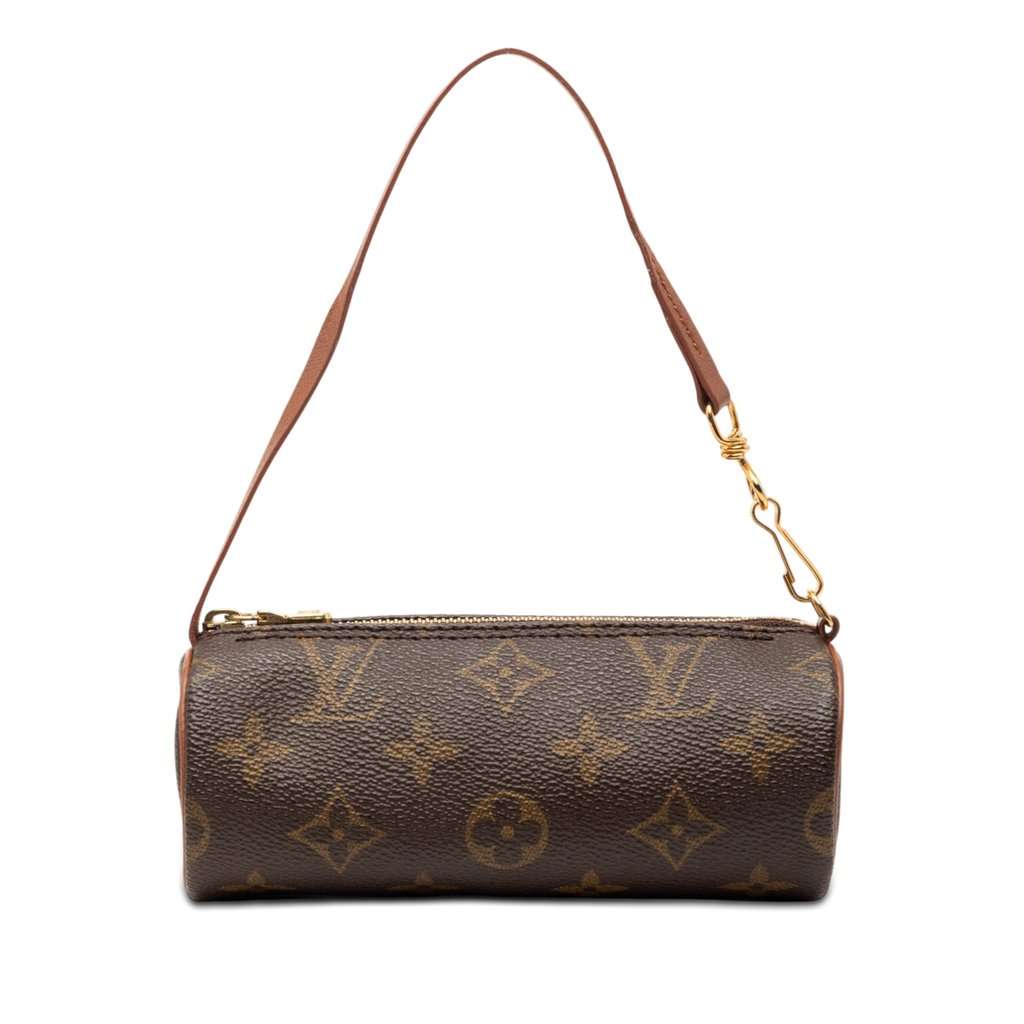 Louis Vuitton Monogram Papillon Pochette Brown Very good condition - Front View