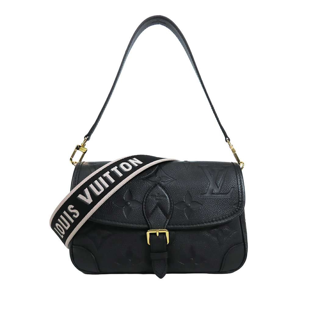 Louis Vuitton Monogram Empreinte Diane Black Leather Very good condition - Front View