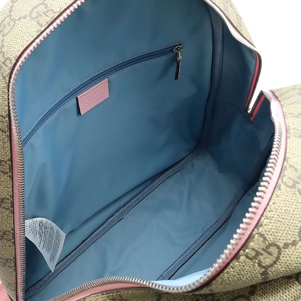 Gucci Yuko Higuchi Childrens GG Supreme Rabbit Backpack Beige Very good condition - Inside View