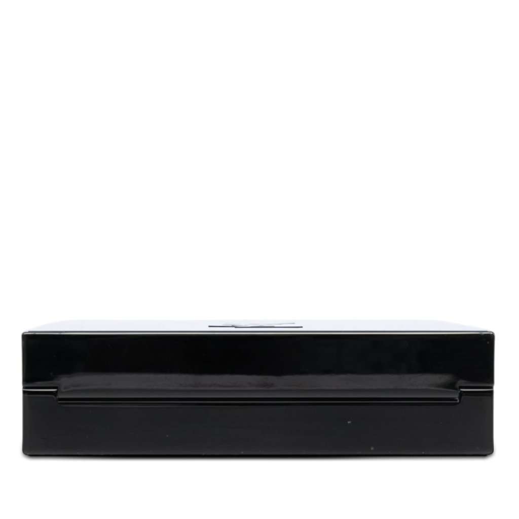 Saint Laurent Acrylic Tuxedo Box Clutch on Chain Black Plastic Very good - Inside View