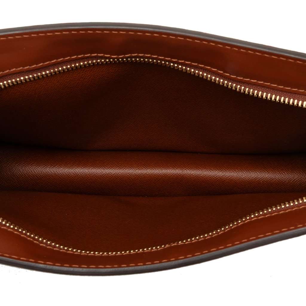 Louis Vuitton Monogram Pochette Homme Brown Good - Model View