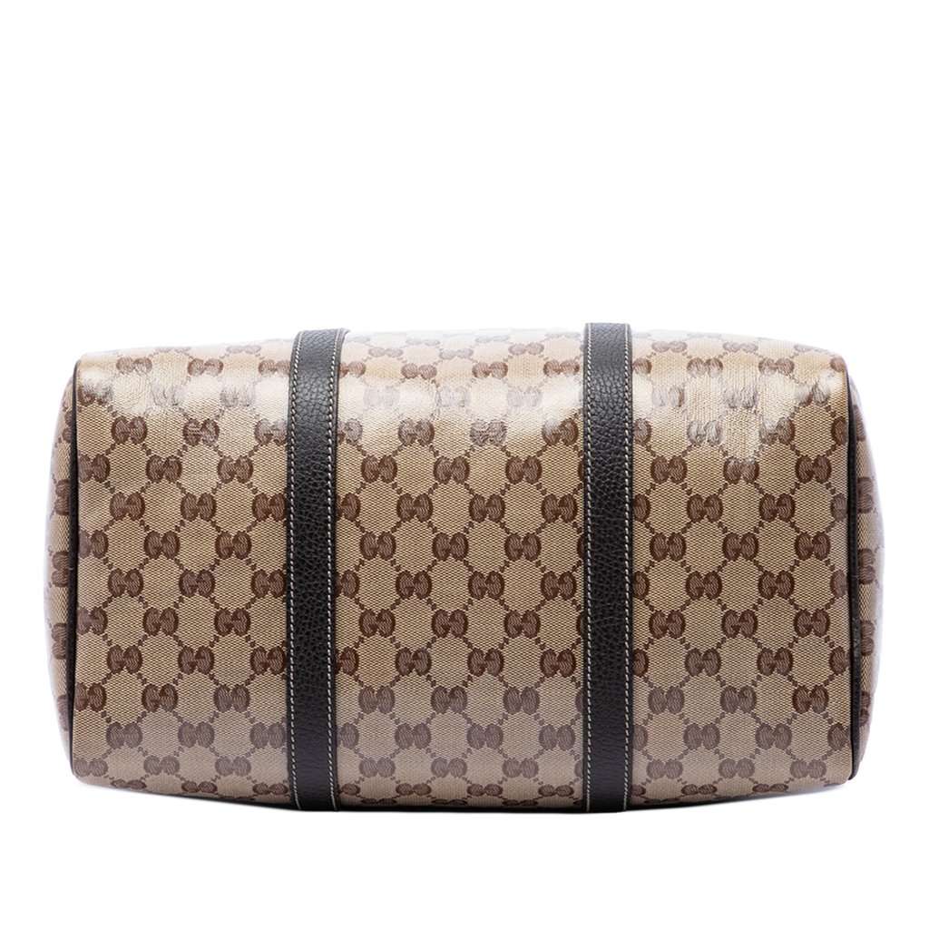 Gucci Medium GG Crystal Joy Boston Bag Beige Very good - Inside View