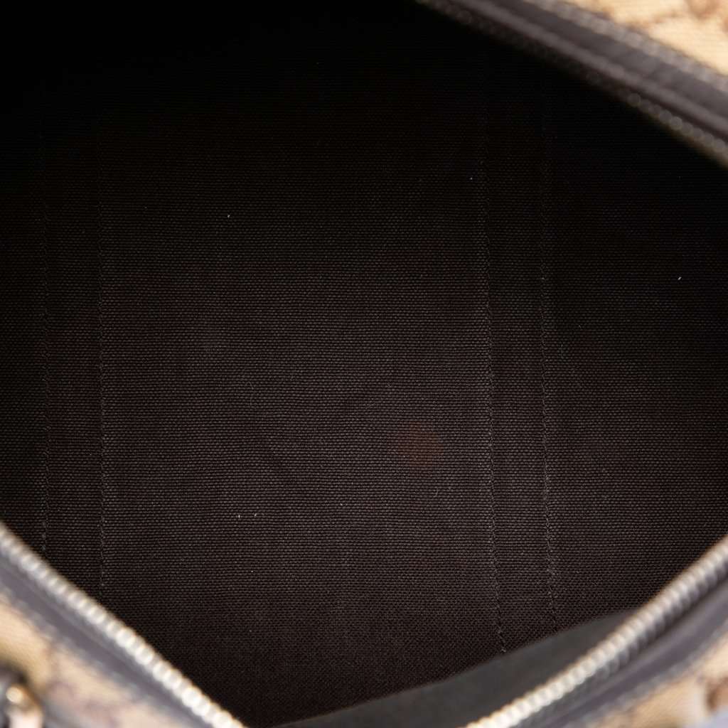Gucci Medium GG Crystal Joy Boston Bag Beige Very good - Model View
