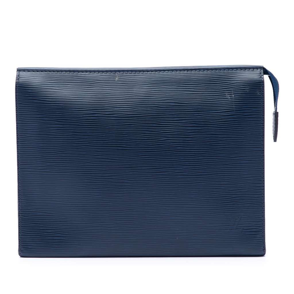 Louis Vuitton Epi Toiletry Pouch 26 Blue Leather Very good - Front View