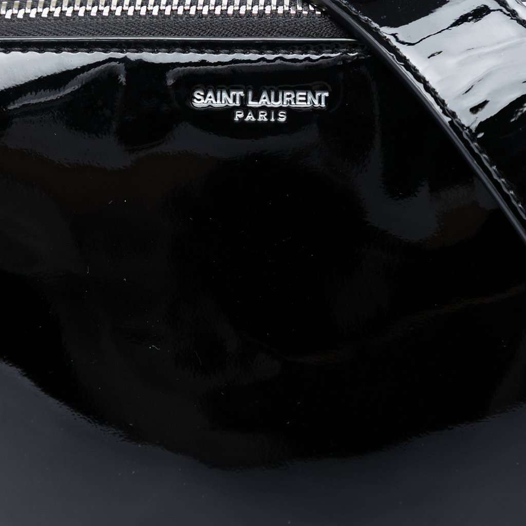 Saint Laurent Patent Leather Crossbody Black Leather Very good condition - Box View