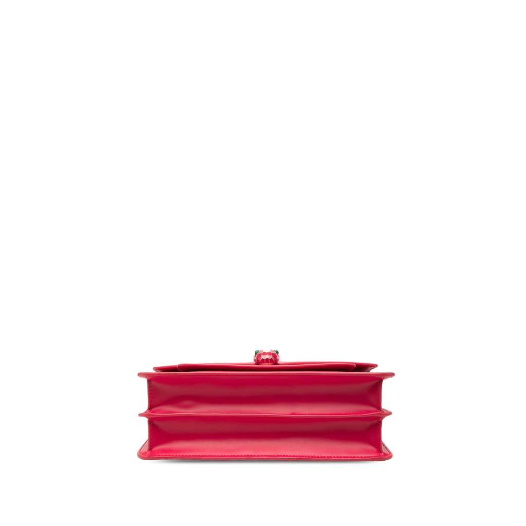 Bvlgari Calfskin Serpenti Forever Shoulder Bag Pink Leather Very good condition - Inside View