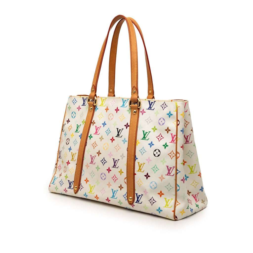 Louis Vuitton Monogram Multicolore Aurelia GM White Good - Back View