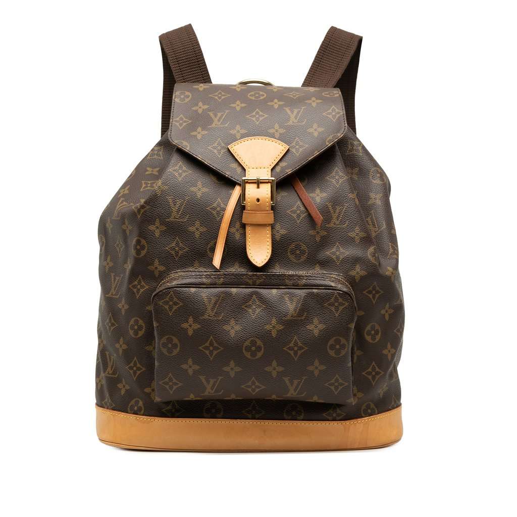 Louis Vuitton Monogram Montsouris GM Brown Very good - Front View