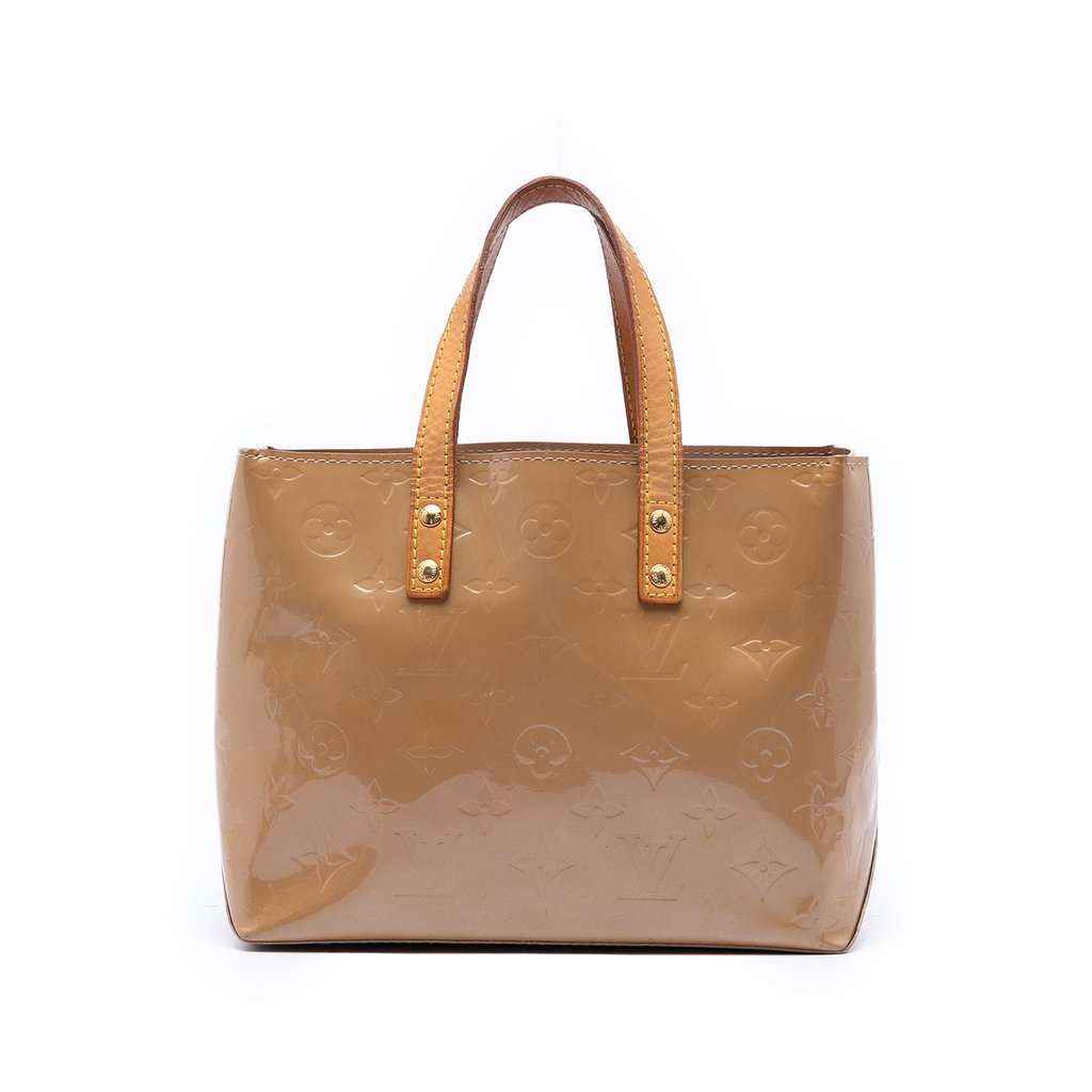 Louis Vuitton Monogram Vernis Reade PM Beige Leather Very good - Front View