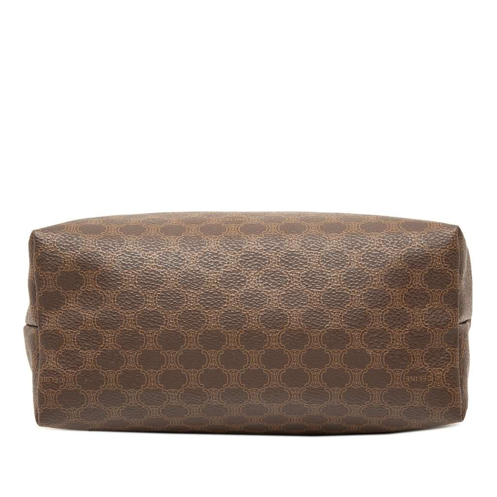 Celine Macadam Coated Canvas Pouch Brown Very good condition - Inside View