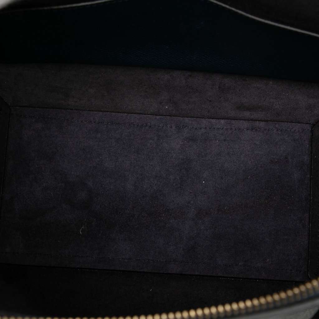 Celine Micro Grained Calfskin Belt Bag Blue Leather Very good condition - Model View
