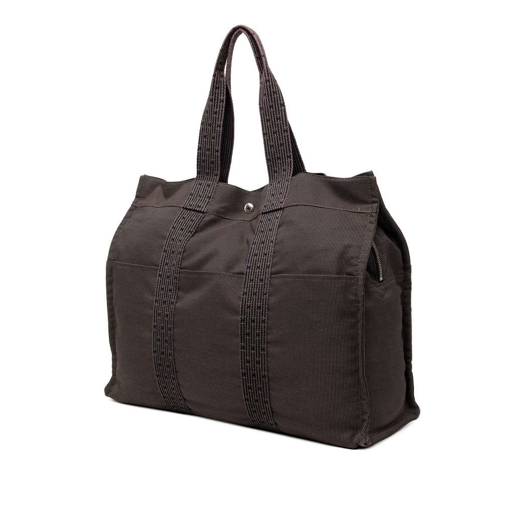 Hermès Canvas Herline GM Brown Very good - Back View