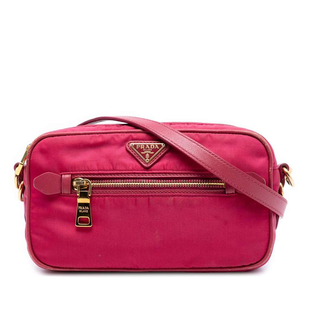 Prada Tessuto Crossbody Pink Very good condition - Front View