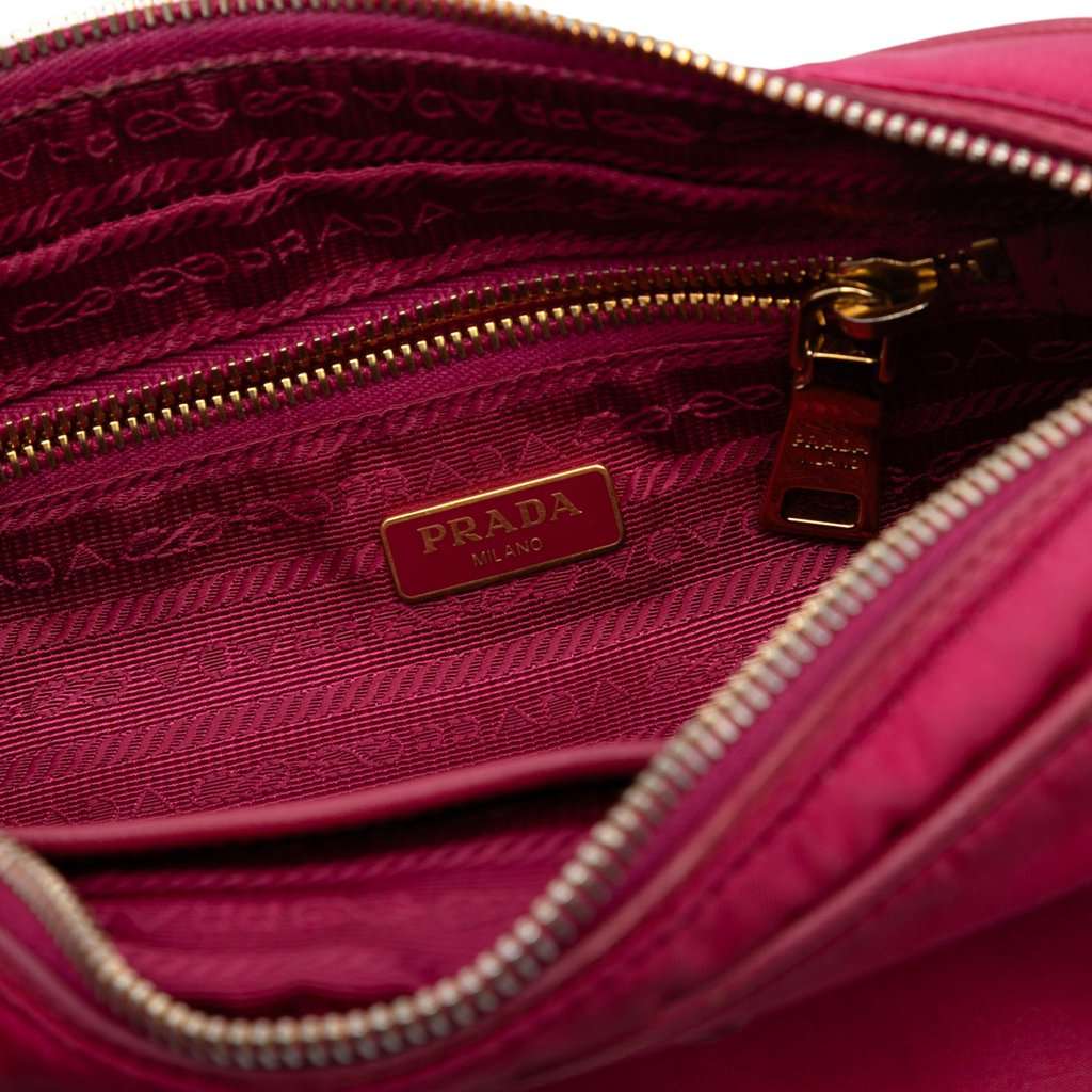Prada Tessuto Crossbody Pink Very good condition - Box View
