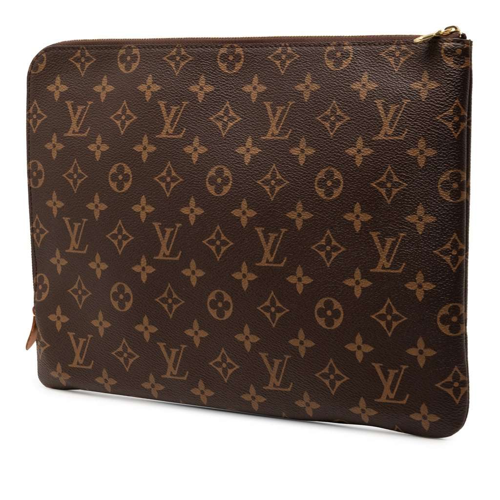 Louis Vuitton Monogram Etui Voyage MM Brown Very good - Back View