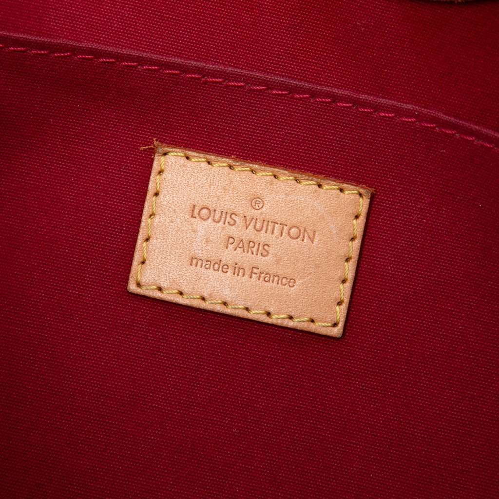 Louis Vuitton Monogram Vernis Roxbury Drive Red Leather Very good - Box View