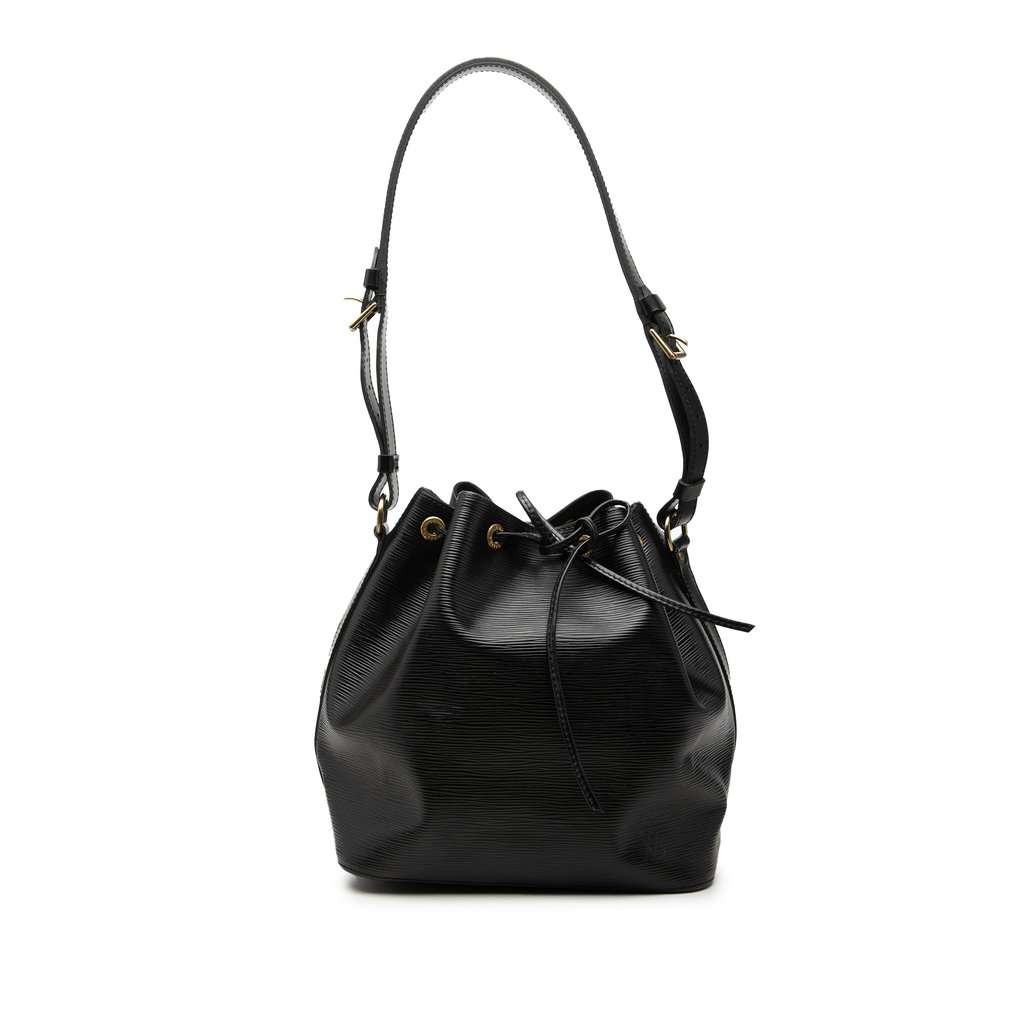 Louis Vuitton Epi Petit Noe Black Leather Very good - Front View