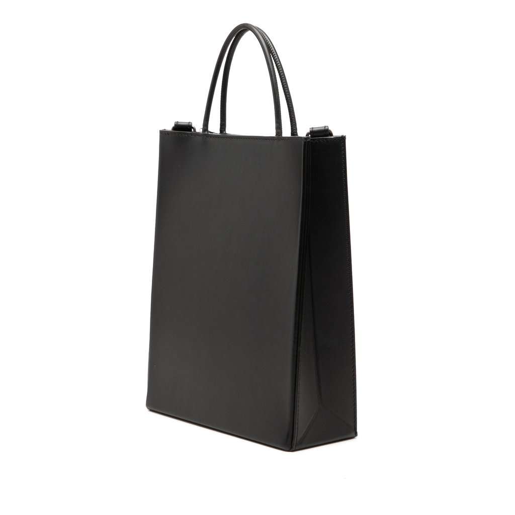 Fendi Small Fendi Pack Shopping Bag Black Leather Very good condition - Back View