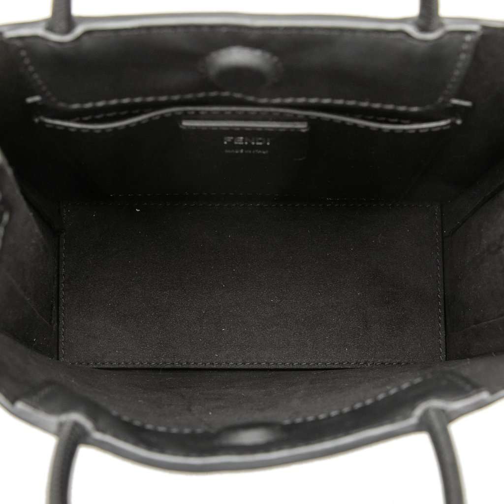 Fendi Small Fendi Pack Shopping Bag Black Leather Very good condition - Model View
