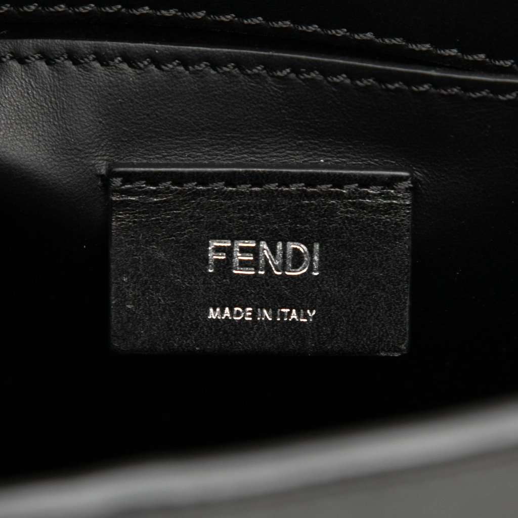 Fendi Small Fendi Pack Shopping Bag Black Leather Very good condition - Box View