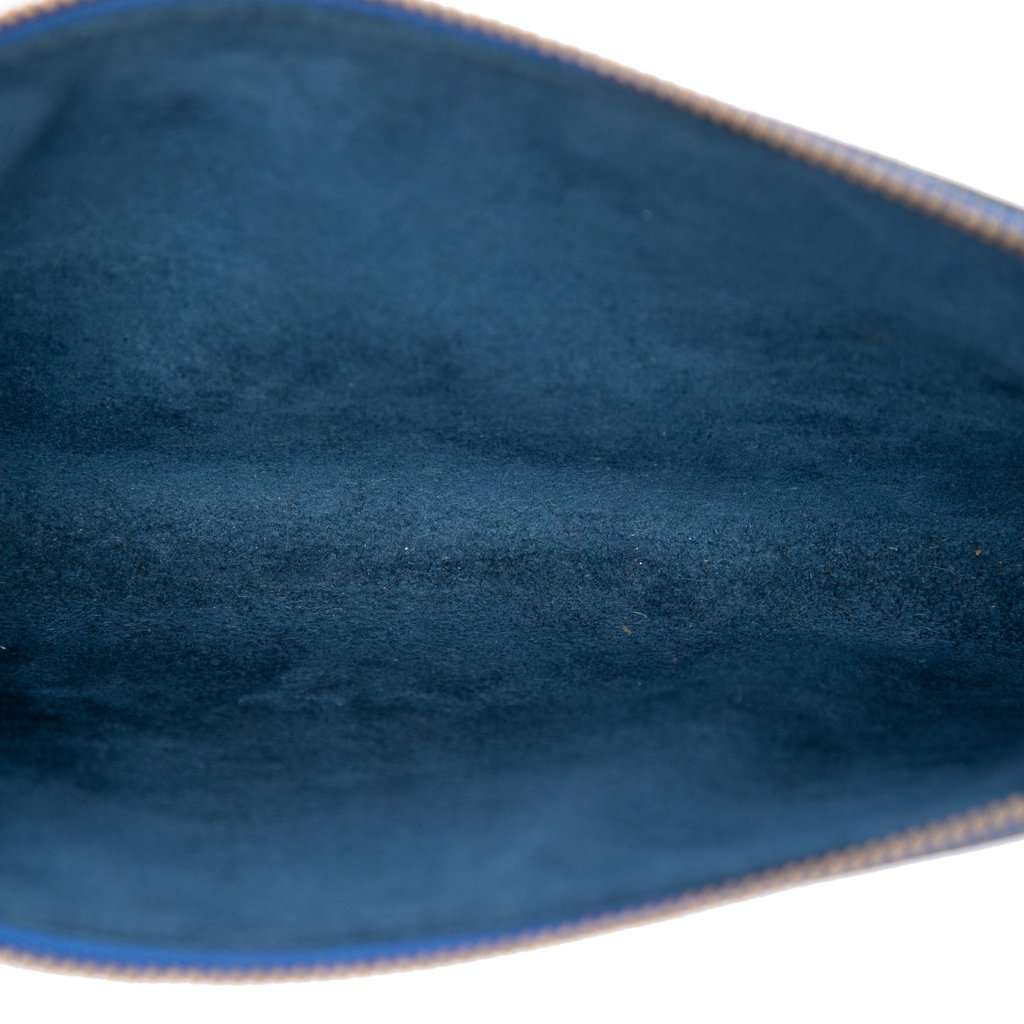 Louis Vuitton Epi Pochette Accessoires Blue Leather Very good - Model View