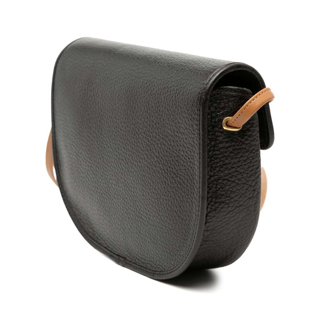 Dior Bicolor Grained Calfskin Crossbody Black Leather Very good condition - Back View