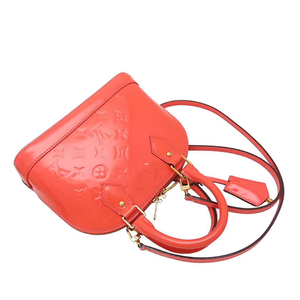 Louis Vuitton Monogram Vernis Alma BB Pink Leather Very good condition - Model View
