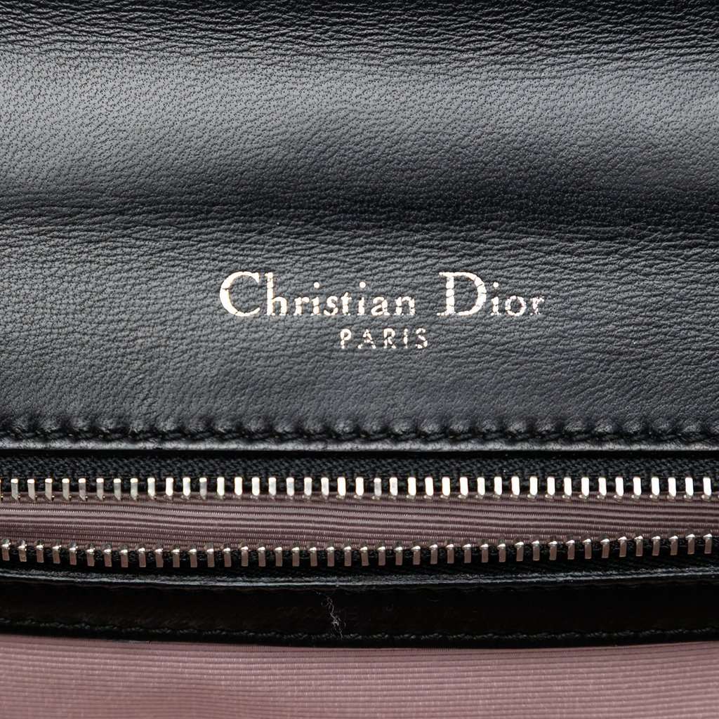 Dior Small Lambskin Diorama Flap Black Leather Very good condition - Box View