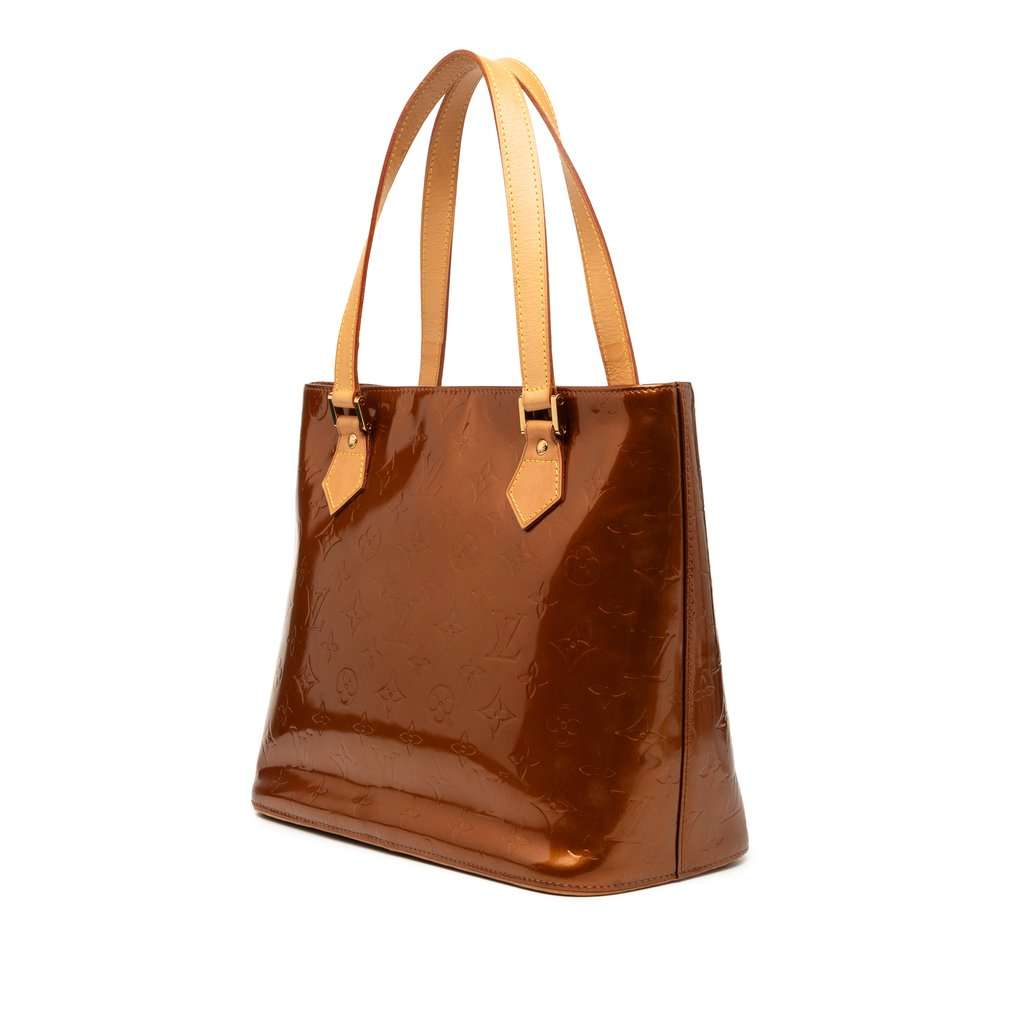 Louis Vuitton Monogram Vernis Houston Brown Leather Good condition - Back View