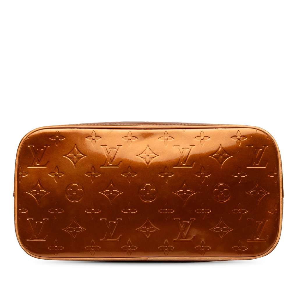 Louis Vuitton Monogram Vernis Houston Brown Leather Good condition - Inside View