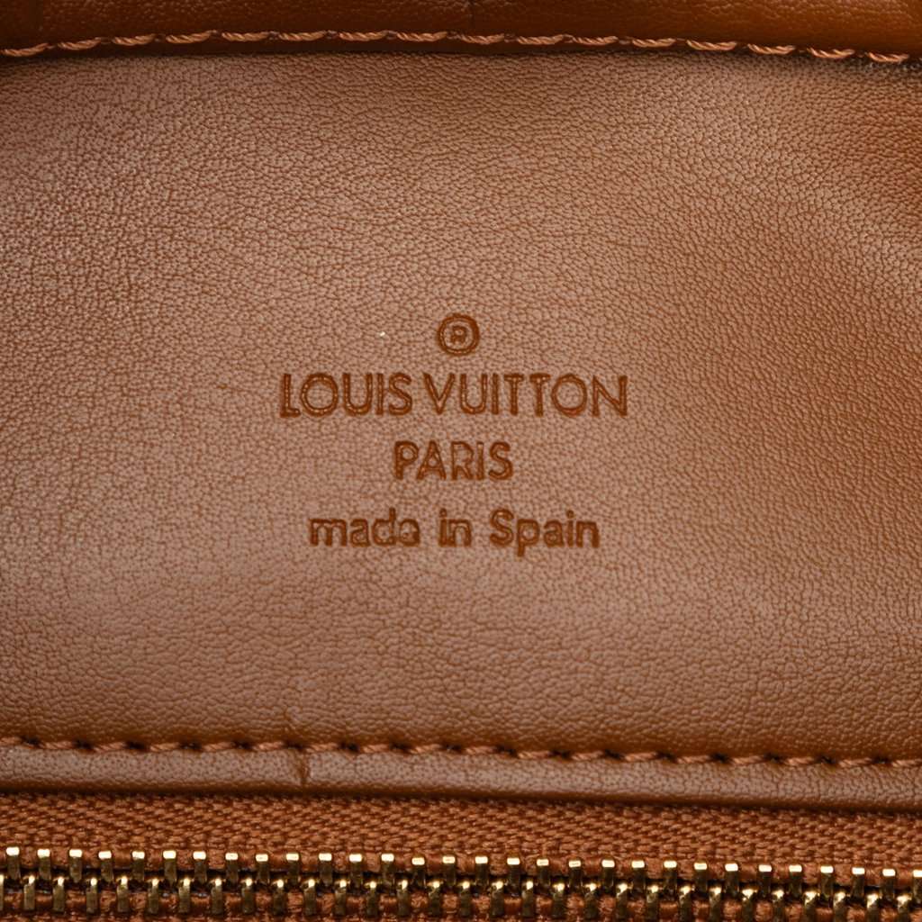 Louis Vuitton Monogram Vernis Houston Brown Leather Good condition - Box View