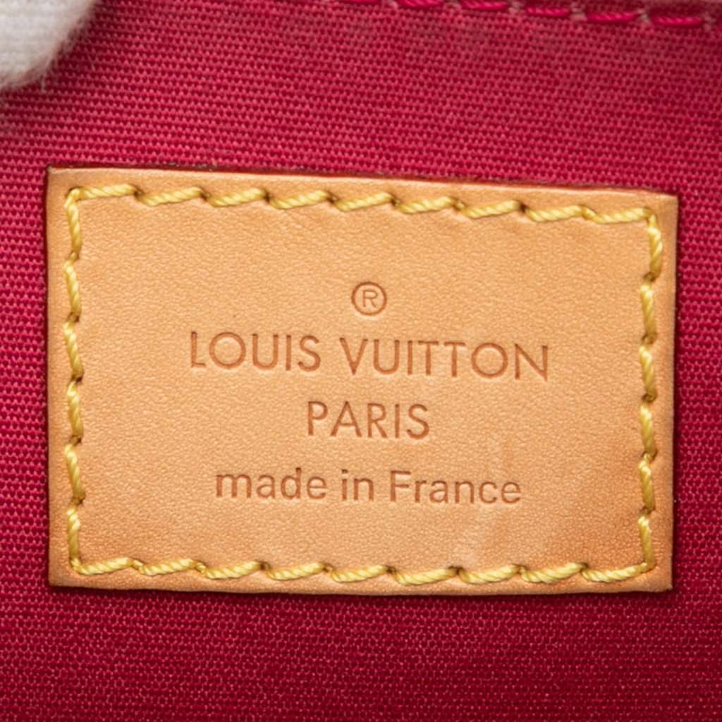 Louis Vuitton Monogram Vernis Alma BB Red Leather Very good condition - Box View