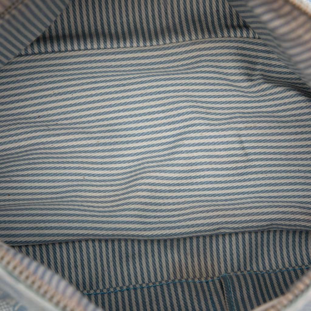 Celine C Macadam Canvas Crossbody Blue Very good condition - Model View