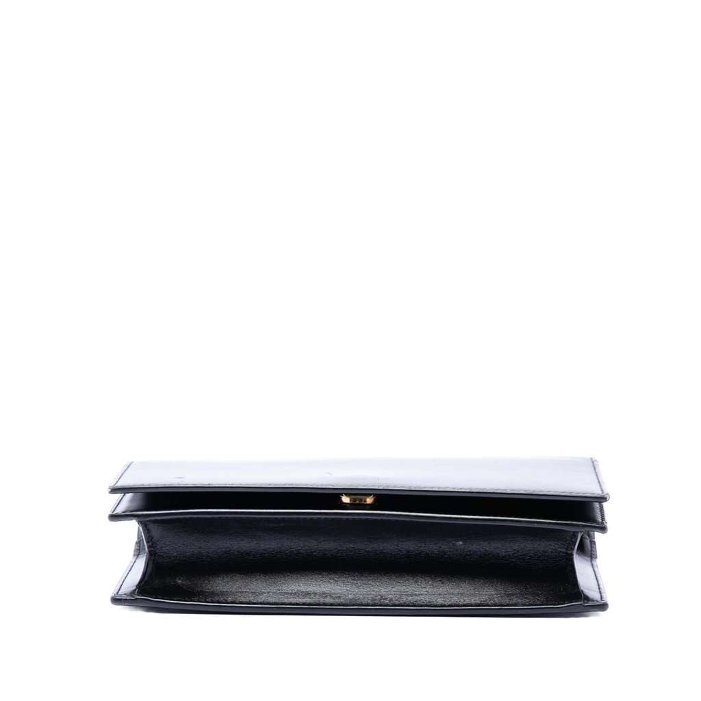 Saint Laurent Leather Crossbody Black Leather Very good - Inside View